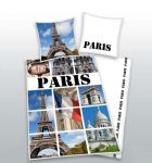 Bavlněné fototiskové povlečení s koláží fotografií z Paříže Herding
