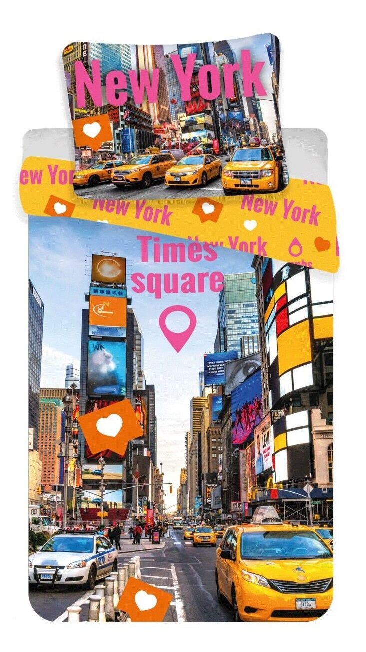 Povlečení fototisk Times Square Jerry Fabrics